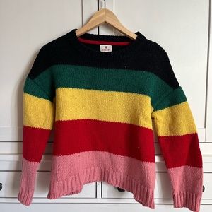 Sundry Rainbow Sweater